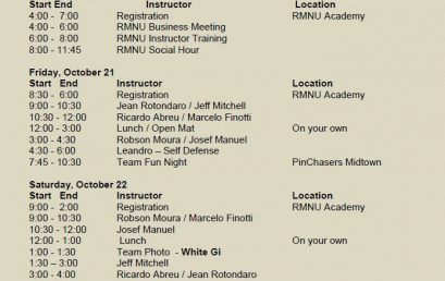 RMNU 5th Annual Brazilian Jiu Jitsu Camp – Almost here!
